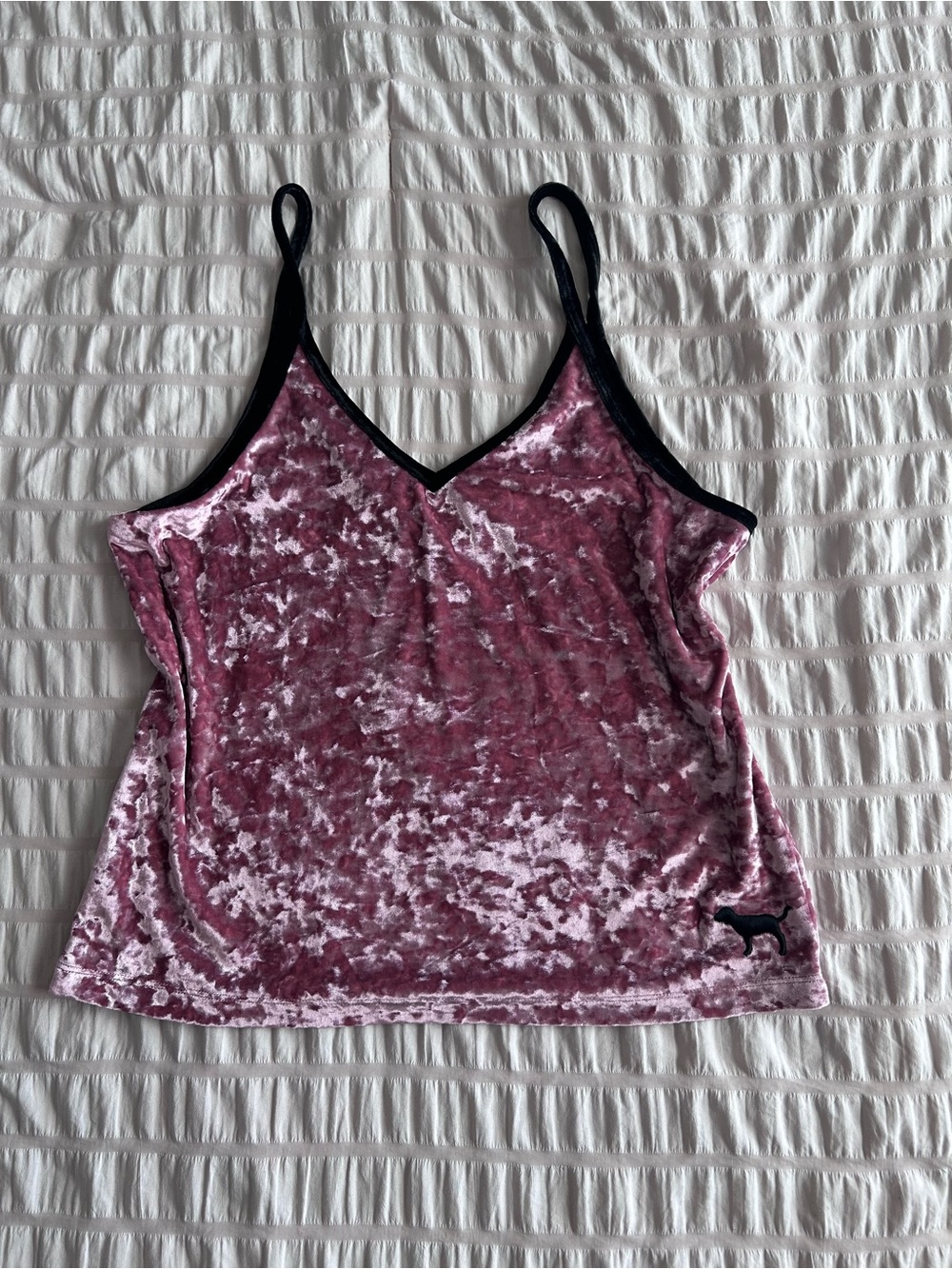 PINK Victoria's Secret Velvet Cami Tank Top (M)